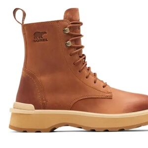 Sorel Hi-Line Lace Boot - Womens, Scorch, Tawny Buff